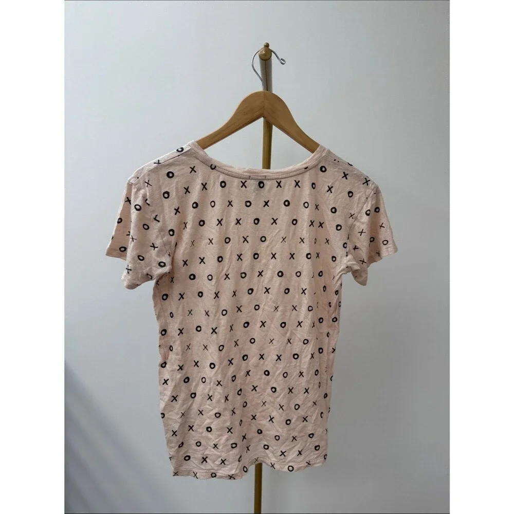 J. Crew Pale Pink Graphic T-Shirt XS